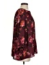 Vince Camuto 100% Polyester Burgundy 3/4 Sleeve Blouse Size XS - photo 4