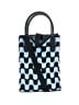 Unbranded Checkered-gingham Blue Satchel One size - photo 1