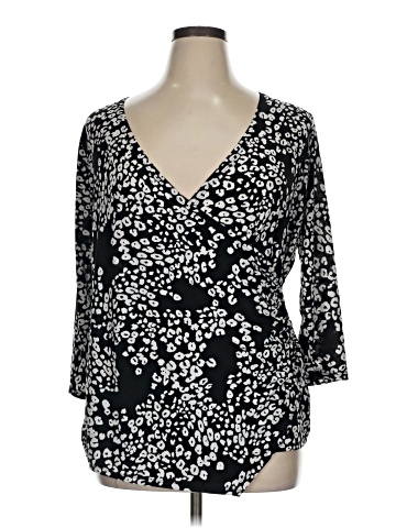 JLo by Jennifer Lopez 3/4 Sleeve Blouse (view 1)