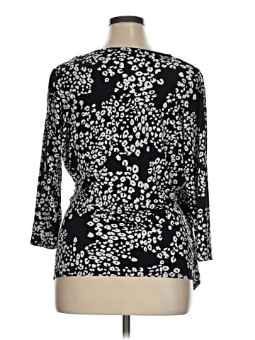 JLo by Jennifer Lopez 3/4 Sleeve Blouse (view 2)