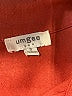 Umgee Color Block Orange Short Sleeve Blouse Size S - photo 7