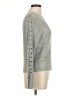 Rewind 100% Acrylic Metallic Silver Pullover Sweater Size M - photo 4