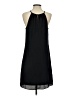 Versona 100% Polyester Solid Black Casual Dress Size S - photo 2