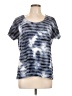 JM Collection Tie-dye Blue Short Sleeve T-Shirt Size L - photo 1
