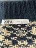 Zara Chevron-herringbone Black Pullover Sweater Size S - photo 7