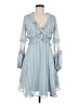 Trish Scully 100% Polyester Blue Casual Dress Size 6 - photo 1
