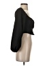 Shein 100% Polyester Black 3/4 Sleeve Top Size 2 - photo 4