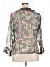 Claudia Richard 100% Polyester Floral Gray 3/4 Sleeve Blouse Size XL - photo 2