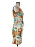 Komarov 100% Polyester Tie-dye Tan Casual Dress Size Med (2) - photo 4