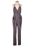 BCBGeneration Stripes Purple Jumpsuit Size XS - photo 1