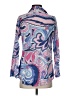 David Cline Paisley Blue Long Sleeve Blouse Size S - photo 2