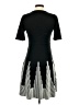 Studio One 100% Acrylic Stripes Black Casual Dress Size S (petite) - photo 2