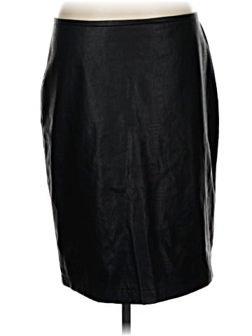 Valerie Stevens Faux Leather Skirt (view 1)