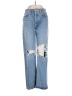 AGOLDE 100% Organic Cotton Graphic Blue Jeans Size 28 waist - photo 1