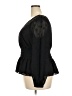 Torrid 100% Polyester Black Long Sleeve Blouse Size 2X Plus (2) - photo 5