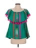 Judith March 100% Cotton Green Sleeveless Blouse Size S - photo 1