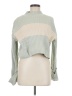 Everlane Color Block Green Turtleneck Sweater Size M - photo 1