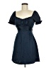 Mi ami 100% Polyester Solid Blue Cocktail Dress Size M - photo 1