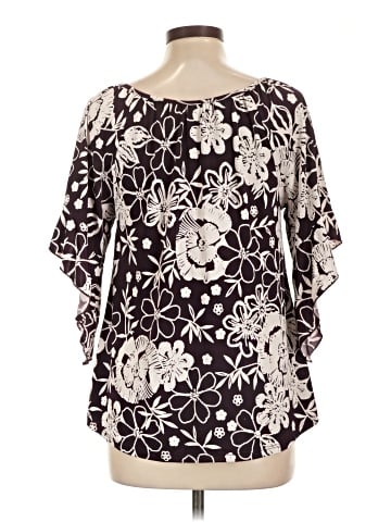 Espresso 3/4 Sleeve Blouse (view 2)