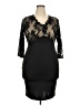 Janette Plus Black Cocktail Dress Size 2X - photo 1