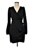 Shein 100% Polyester Solid Black Cocktail Dress Size M - photo 1