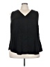 Torrid 100% Polyester Black Sleeveless T-Shirt Size 3X Plus (3) - photo 1