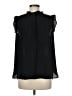 Ann Taylor LOFT Black Sleeveless Blouse Size M - photo 2