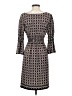 Max Studio Print Gray Casual Dress Size S - photo 2