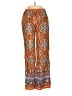 E by Eloise 100% Cotton Print Orange Casual Pants Size S - photo 1