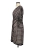 Max Studio Print Gray Casual Dress Size S - photo 5
