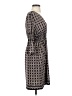 Max Studio Print Gray Casual Dress Size S - photo 4