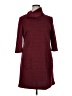 Perceptions Burgundy Casual Dress Size XL (petite) - photo 1
