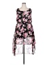 Love Chesley 100% Polyester Floral Pink Cocktail Dress Size 2X - photo 1