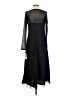 DKNY 100% Polyester Black Casual Dress Size 6 - photo 2
