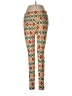Lularoe Argyle Orange Leggings One size - photo 1