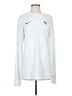Nike 100% Polyester Silver Long Sleeve T-Shirt Size 2 - photo 1