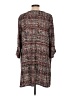 Apt. 9 Tweed Burgundy Brown Casual Dress Size L - photo 2