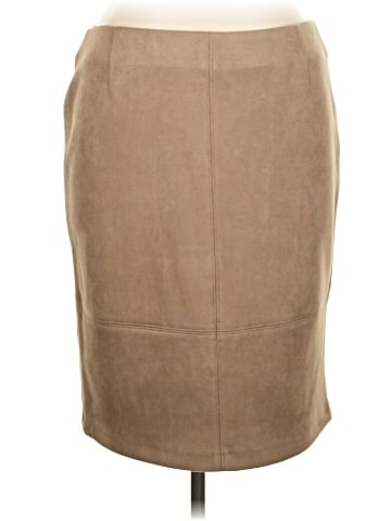 Preston & York Faux Leather Skirt (view 1)