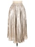H&M 100% Polyester Metallic Silver Formal Skirt Size 6 - photo 1