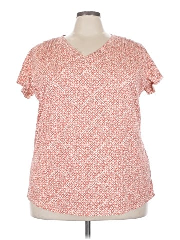 Cj Banks Short Sleeve Blouse (view 1)