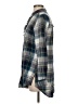 Ruff Hewn 100% Cotton Plaid Blue Long Sleeve Button-Down Shirt Size S - photo 5