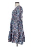 BCBG Paris Floral Blue Casual Dress Size XS - photo 5