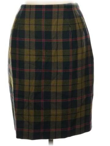 Linda Allard Ellen Tracy Wool Skirt (view 1)
