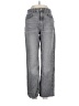 Zara 100% Cotton Chevron-herringbone Gray Jeans Size 6 - photo 1