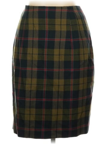 Linda Allard Ellen Tracy Wool Skirt (view 2)