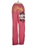 Unbranded Graphic Pink Casual Pants Size S - photo 2