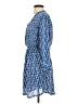 Maeve 100% Polyester Paisley Blue Casual Dress Size S - photo 5