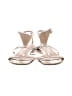 Gianvito Rossi Metallic Silver Gold Sandals Size EU 39 1/2 - photo 2