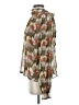 Topshop 100% Polyester Floral Ivory Long Sleeve Blouse Size 4 - photo 5