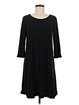women's blue dresses String Shoulder Solid Blue Women's Dress Large